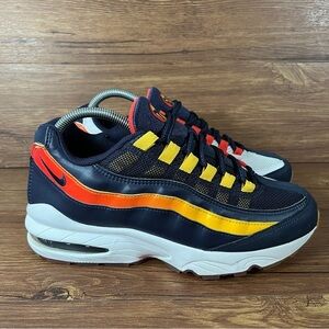 Kids' Nike Air Max Sneakers - Navy, Red, and Yellow
